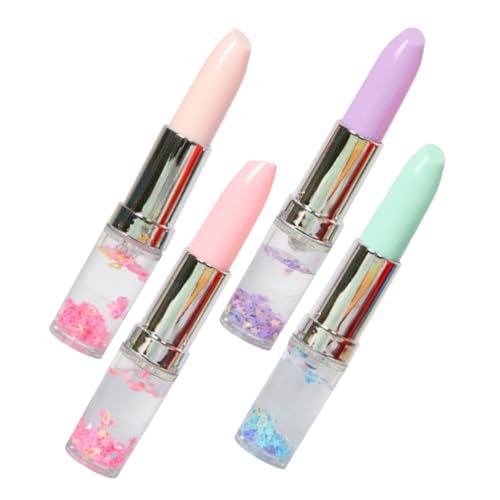 Tofficu 4 Stück Lippenstift Gelstifte Kugelschreiber Lippenstifte Gelstifte Farbige Cartoon Stifte Lippenstift Förmige Stifte Mehrfarbige Stifte Lustige Stifte Glatte von Tofficu