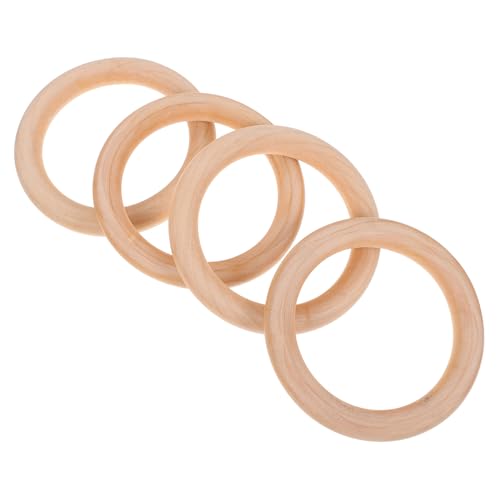 Tofficu 4 Stück Schmuckherstellung Ringe Makramee Serviettenhalter Ring Floraler Bastelring Handtaschengriffe Runde Kreise Hängende Kreise Dekorative Ringe Zum Aufhängen DIY von Tofficu