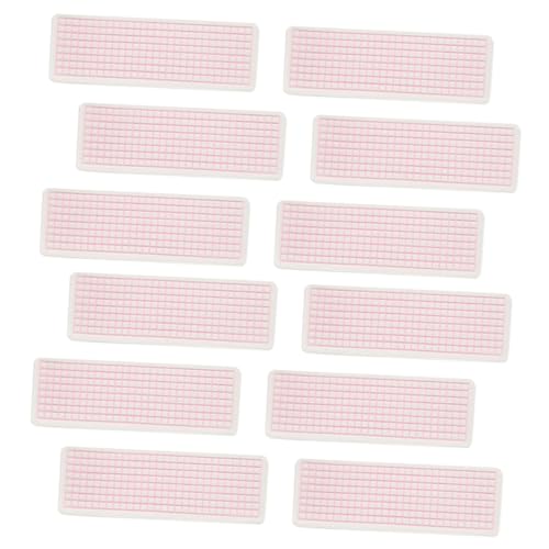 Tofficu 40St Bandspender Bürodekoration Washi Tapes Bretter Osterkarten mit Washi Tape Washi-Tape-Probe scheckheft scrabbook Washi-Karten aus Kunststoff Bandspeicherplatten Plastik Rosa von Tofficu