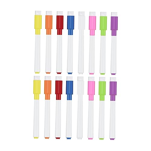 Tofficu 48St löschbarer Whiteboard-Marker Kunst-Markerstift farbige Marker für Kinder whiteboard stifte kinder stempelstifte für kinder Whiteboardstift Whiteboard-Marker mit Radiergummi von Tofficu