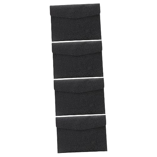 Tofficu 4Pcs Dateipaket Gestell über Geschäft tragbarer Aktenhalter Inhaber Tür aufbewahrungssack storage pockets mappen cartape dokumente organizer Dateiorganisator Bürobedarf Leder Black von Tofficu