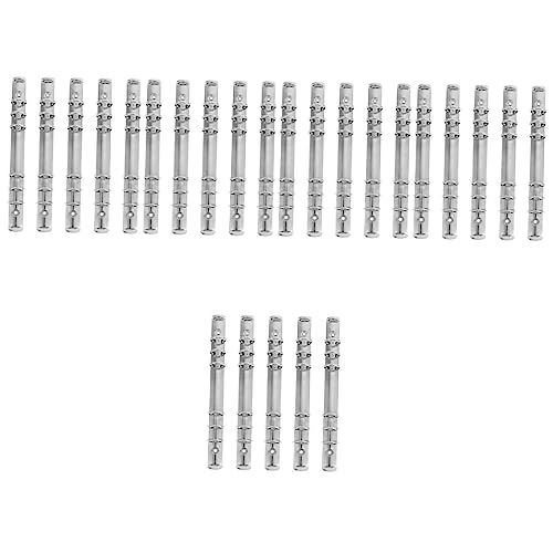 Tofficu 5 Sätze Bindermechanismus Spiralnotizbuch Planer Notizbuchbedarf Schreibwarenbedarf Notizbuch Buchbindesets Ring Fünf Buchzubehör Bindekämme Silber Edelstahl 5 Stück * 5 von Tofficu