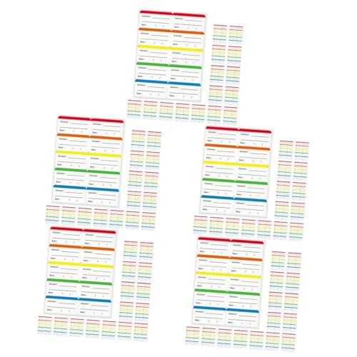 Tofficu 5 Sätze Etiketten Zur Aufbewahrung Von Lebensmitteln Gefrierpapier Namensetiketten Für Lebensmitteletiketten Für Die Küche Küchenetiketten Kupferstichaufkleber 300 Stück * 5 von Tofficu