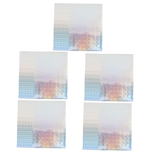 Tofficu 5 Sätze Farbiges Papier Sprühtintendruckpapier Fotopapier 8,5 X 11 Glänzend Druckerpapier Aufkleberpapier Reflektierendes Druckpapier Farbiges Fotopapier Das Haustier 10 Blatt * 5 von Tofficu