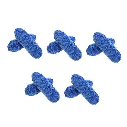 Tofficu 5 Sätze Goldenes Samtgarn Flauschiges Garn Zum Häkeln Tragbares Strickgarn Häkelgarn Für Anfänger Strick Versorgung Anfängergarn Häkelgarn Selber Machen Blue Polyester 2 Rollen * 5 von Tofficu