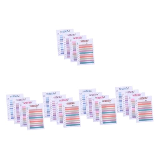 Tofficu 5 Sätze Haftnotiz Server-notizblock Pastell-textmarker Pastelle Büromaterial Klebezettel Für Den Schreibtisch Notizblöcke Notizblock Aus Papier 100g Doppeloffsetpapier 4 Stück * 5 von Tofficu