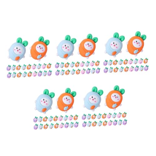 Tofficu 5 Sätze Karottenradierer Radiergummi Zeichnen Lustige Radiergummis Weihnachtsstrumpf Stuffer Süße Radiergummis Kawaii Tier Radiergummis Für Bulk Trp 20 Stück * 5 von Tofficu