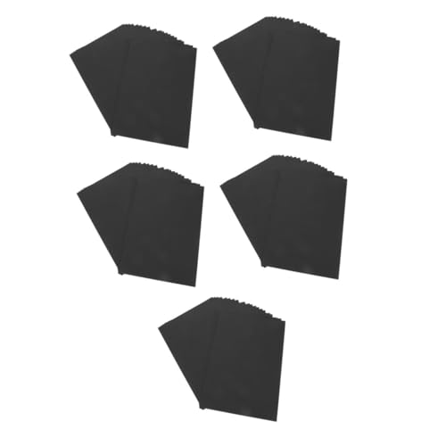 Tofficu 5 Sätze Kartenvorrat Schwarzes Bastelpapier Karte Sammelalbum Hochglanz-sammelalbum Sammelalbum Aus Bastelpapier Konstruktionspapier Schwarzes Kartonpapier Black 20 Stück * 5 von Tofficu