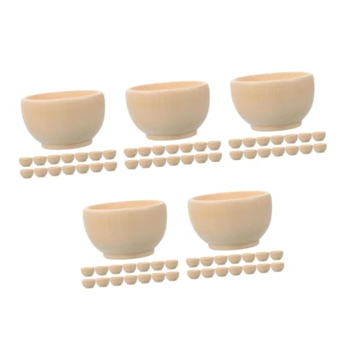 Tofficu 5 Sätze Kleine Holzschale Handkorb Steckerkappe Staubstecker Mini-fläschchen Heißkleber Für Den Haushalt Loch Staubstopfen Geflochtene Aufbewahrungskörbe Beige 20 Stück * 5 von Tofficu