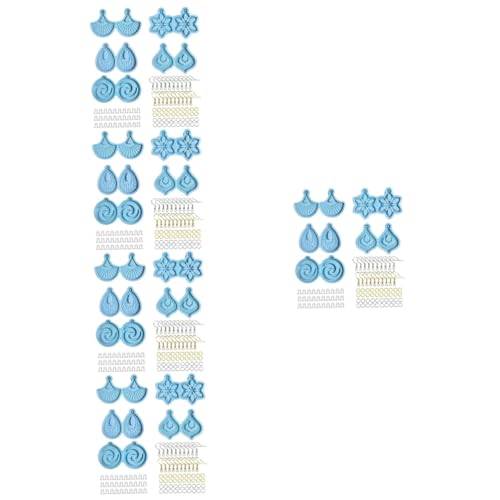 Tofficu 5 Sätze Ohrringform-Set Form für Ohrringanhänger Ohrringformen zum Selbermachen bastelzeug handwerkskunst Silikonformen für Ohrringe Form zur Herstellung von Ohrringen Kieselgel von Tofficu