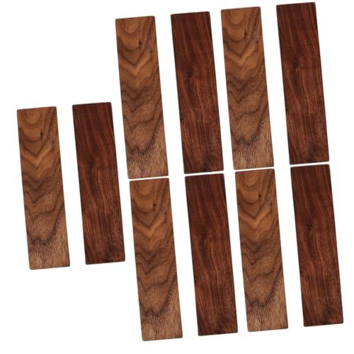 Tofficu 5 Sätze Schwarzes Walnussholz Holzbearbeitung Holzblock Holzplatten Holzskulptur Holzblöcke Holzschnitzblock Holzmaterial Schnitzen Holzschnitzset Hölzern Dark Brown 2 Stück * 5 von Tofficu