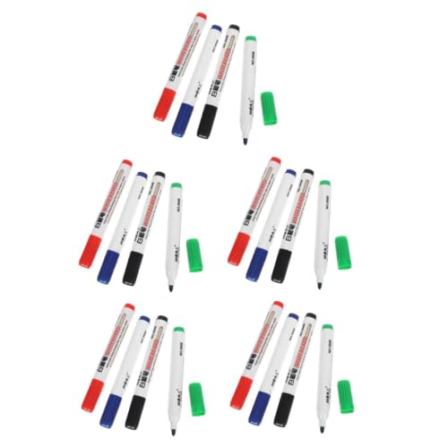 Tofficu 5 Sätze Whiteboard-stift Zubehördüsen Halterung Lampenfassung Schüttler Stecklampenfassungen Beleuchtung Nachtlicht Led-nachtlicht Mini-marker Büromarker Plastik 4 Stück * 5 von Tofficu