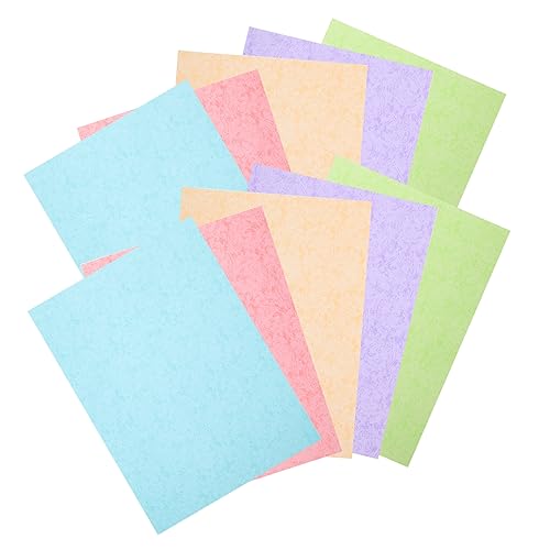 Tofficu 50 Blatt Druckerpapier Druckbar Farbpapier Für Drucker Pergament Pastell Gemustertes Papier Faltbares Papierornament Bastelpapier Herstellen Schrottbuchpapier Origami -papier von Tofficu