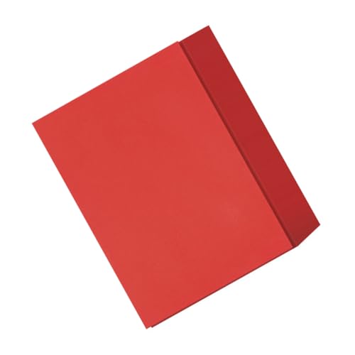 Tofficu 50 Stück Origami farbiger Karton Pappe für Kinder handgefertigte Pappe Mehrzweckkarton basteln für kinder bastelmaterial für kinder verdickte Pappe doppelseitiger Karton Papier rot von Tofficu