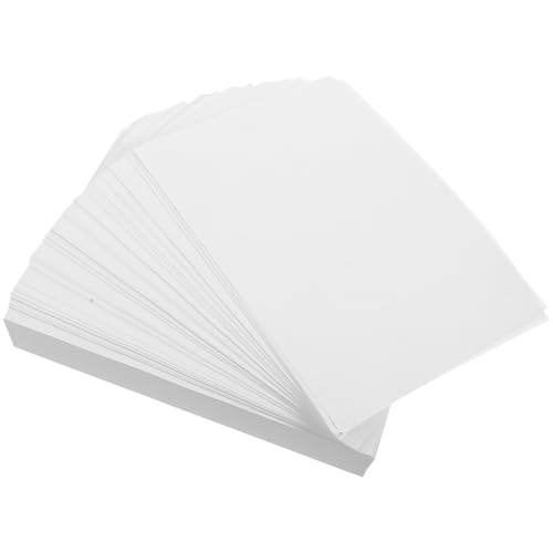 Tofficu 500 Blatt A5-kopierpapier Druckerpapier Dickes Papier Pergament Hauptbuch Papier Für Drucker Druckbar Papier Zum Drucken A5 Leeres Papier Dickes Druckpapier Leeres Malpapier Weiß von Tofficu