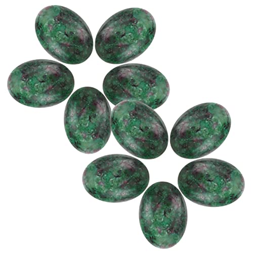 Tofficu 5St Edelstein-Patch Cabochons Steindekoration Edelstein-Cabochons-Perlen warnweste personalisiert schmucksteine gemuse keine Loch-Cabochons-Perlen Schmuckherstellung Steincabochons von Tofficu