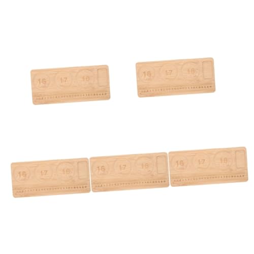 Tofficu 5st Schmuckperlentablett Geburtstag Für Frauen Buchstabenperlen Armband Herstellung Kit Perlen Basteln Armband-anhänger Set Zur Herstellung Von Armbändern Schmuckschale Schoß Holz von Tofficu