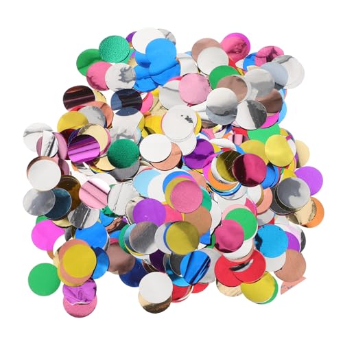 Tofficu 6 Ballon Pailletten Kreis Glitzer Schillernd Partydekoration Glitzer Tischstreuung Glitzerfolie Pailletten Hochzeit Tischstreuung Folie Paillettenstreuung von Tofficu