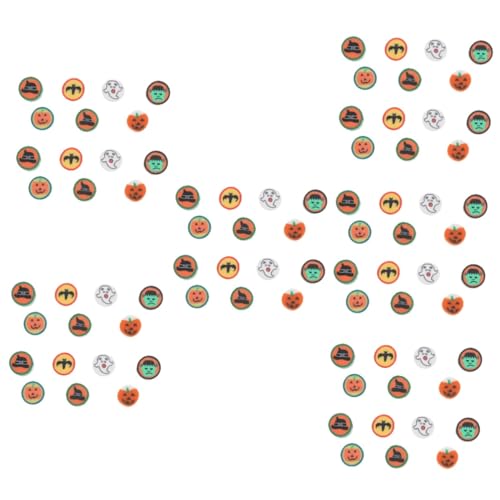 Tofficu 6 Sätze Lose Perlen Aus Halloween-ton Bausatz Für Armbänder Aus Tonperlen Vasen Perlenstränge Aus Ton Große Perlen Für Die Schmuckherstellung -scheibe Polymer-ton 100 Stück * 6 von Tofficu