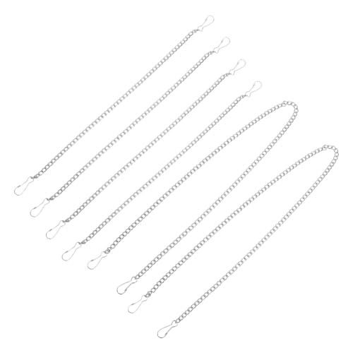 Tofficu 6 Stück Tag-Kette Kette Zum Aufhängen Von Pflanzen Kette Für Handwerk Hängende Ketten Mit Haken Kette Zum Aufhängen Von Türschildern Kette Zum Aufhängen Von Lichtern Silver Eisen Tofficu 6 Stück Tag-Kette Kette Zum Aufhängen Von Pflanzen Kette Für Handwerk Hängende Ketten Mit Haken Kette Zum Aufhängen Von Türschildern Kette Zum Aufhängen Von Lichtern Silver Eisen von Tofficu