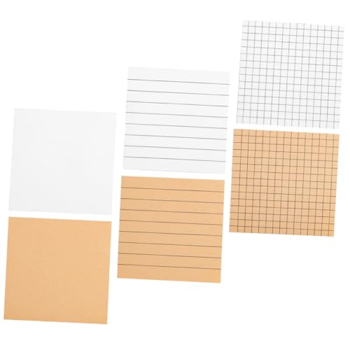 Tofficu 6St Haftnotiz notizblock memoboard Klebezettel für den Schreibtisch notitzblock notepad Büroaufkleber Planen Sie Notizblöcke Bürobedarf zerreißbare Notizblöcke Klebestreifen Papier von Tofficu