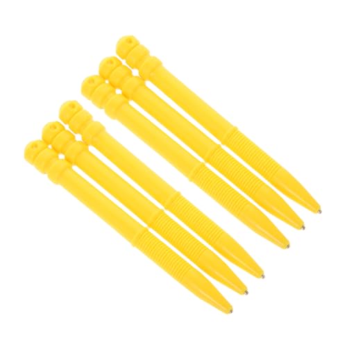 Tofficu 6St Magnetisches Zeichenbrett Mini-Stiftclip solider Bausatz Magnetstift Magnetischer Stift für Zeichentablett Stift Magnetischer Zeichenstift-Ersatz Plastik Yellow von Tofficu