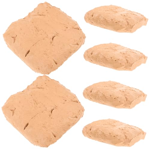 Tofficu 6st Luftgetrockneter No-bake-ton Diy-ton Formen Modelliermasse-kit Zubehör Aus Ton Lufthärtender Ton Lufttrockener Ton Lufttrockner Ton Töpfer-modelliermasse Backton Beige Abs von Tofficu