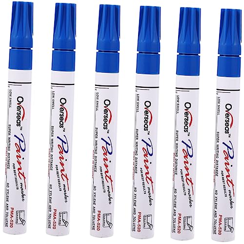 Tofficu 6st Malstift Werkzeug Zeichenstift Autolack Pflegestift Auto Scratch De-mark-stift Tragbare Stifte Zum Entfernen Von Kratzern Zubehör Für Wachsfüller Für Autolacke Blue von Tofficu