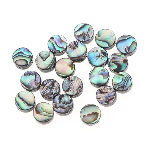 Tofficu 8MM Abalone Muschel Perlen Für DIY Schmuck Halsketten Und Armbänder Bunte Zufällige Muster Schmuckzubehör Aus Perlmutt Für Kreative Bastelprojekte von Tofficu