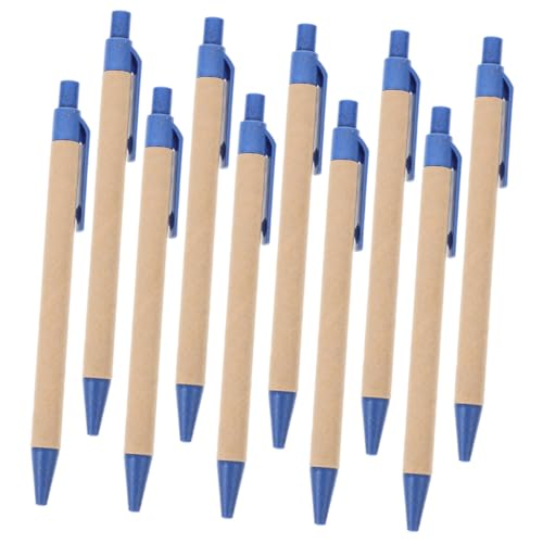 Tofficu 8St Kugelschreiber multi löschbare Stifte Whiteboard-Marker Journaling mehrfarbig schreibutensilien büroartikel notebooks notizbücher Tragbare Schulstifte Hausbedarf Papier Blue von Tofficu