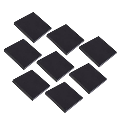 Tofficu 8st Schwarze Haftnotiz Klebeband Auslauf Textmarker Selbstklebende Memo-aufkleber Liste Notizen Posten Lesezeichen Transparente Notizen Klebeetiketten Mundband Draht Papier Black von Tofficu