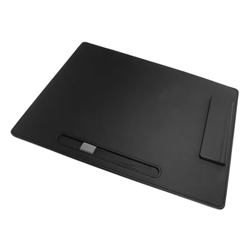 Tofficu Aktenordner büromaterial bürozubehör Schreibbrett für Büro Fach-Klemmbrett für -Klemmbrett kleines Klemmbrett Konferenz-Schreibtafel Multifunktionsplatine Pu Black von Tofficu