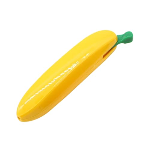 Tofficu Bananen-Kugelschreiber Bananen Kugelschreiber Ergonomischer Kugelschreiber Bananen Stift gewöhnliche Dosendeckel Werkzeugschwamm Fruchtstift Stifte zum Schreiben Plastik Yellow von Tofficu