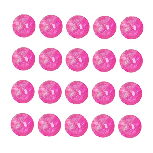 Tofficu Bastelperlen selber machen handschelle handkette beads necklace Perlenmaterial runde lose Perlen Edelstein runde Perlen Edelstein lose Perlen modische Perlen Glasperlen Rosa von Tofficu