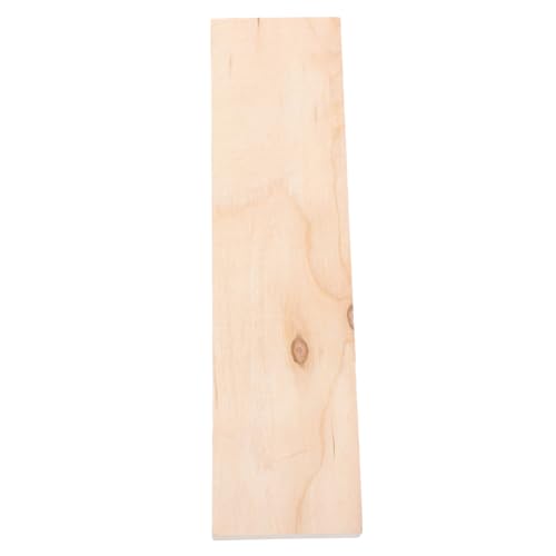 Tofficu Blatt Pfirsich Holzplanke DIY Leere Holzplatte Unfertiges Holz DIY Handwerk DIY Holz Unvollendetes Holz Rechteck Leeres Holzschild DIY Handwerk Ausschnitte DIY Holzscheibe Holz von Tofficu