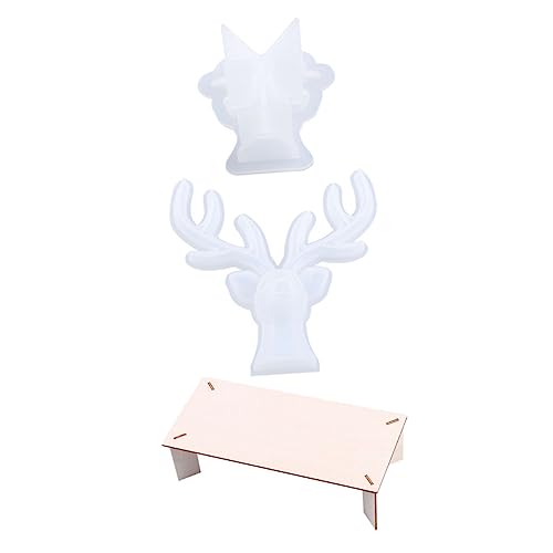 Tofficu Geweihform Silikonform Für DIY Desktop Ornament 1 Set Epoxidharz Gießform Für Kreative Modelle Ideal Für Blumen Und Kristall Gestaltungen Langlebig Und Flexibel von Tofficu