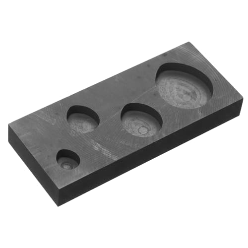 Tofficu Graphitformen zum Gießen bastelzeug the craft Gießform für Edelmetalle giessform schmuck machen Combo Schimmel Herstellung Abs werkzeug schmelzende Form Nichteisenmetallform Black von Tofficu