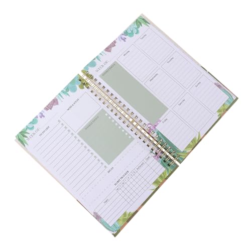 Tofficu Hardcover Notizblock Praktischer Tagesplaner Tragbarer Planer Organizer Planerbuch Büro Akademischer Planer Bürozubehör Wohnaccessoire Notizbücher Für Die Arbeit von Tofficu