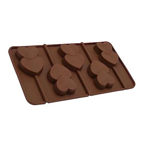 Tofficu Herzen Silikon Backform Für Schokolade Süßigkeiten Und Eis Ideal Für DIY Projekte Lutscher Und Gummibärchen Backzubehör Für Kreative Desserts Und Snacks von Tofficu