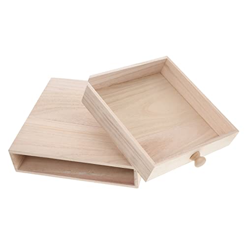 Tofficu Kasten Teebox Geschenkbox Teebeutel-Organizer Teebeutel Brust Tee-Aufbewahrungsorganisator Dekor Kaffee storage boxes aufbwahrungs-box Holzkisten unfertig Schmuck-Organizer-Halter von Tofficu