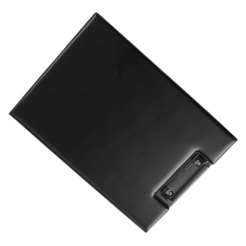 Tofficu Klemmbrett-Clip Workstation Tools zusammenklappbarer Mülleimer A4-Kleber Bindemittel Krippe büroartikel büromaterial Schreibbrettclip Clipboard-Ordner Klemmbretthalter Metall Black von Tofficu