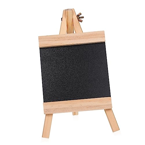 Tofficu Kreidetafel Staffelei Zeichen kleine Tafel kleine Kreidetafel Tischschild Tafelzeichen write board kleinanzeige kreidestifte Essensschilder für Partybuffet Kreidetafel-Schild Holz von Tofficu