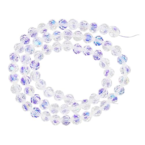 Tofficu Lose Perlen aus Glaskristall Ohrringe Halskette Kristallarmband Bulk-Armbänder Massenperlen glasperlen pearl necklace Herstellung von Perlenarmbändern Schmuck lose Perlen von Tofficu