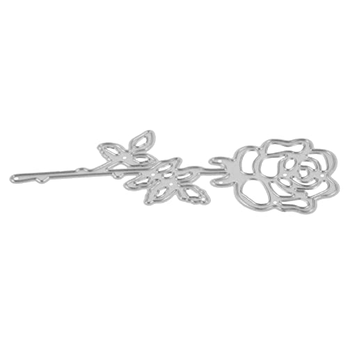 Tofficu Messerform Selber Machen Rose Gestanzt Rahmen Stanzformen Sterben Papier Pop Stirbt Scrapbooking Winzige Künstliche Blumen Blattrahmen-stanzform Diy Liefert Kohlenstoffstahl Silver von Tofficu