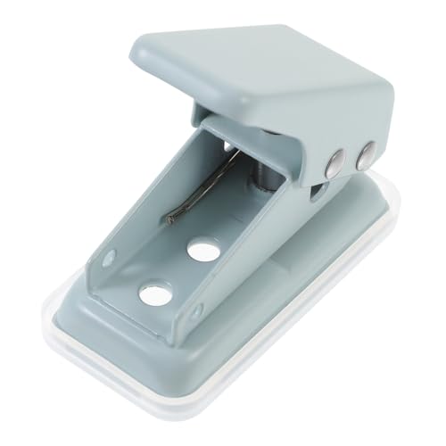 Tofficu Mini-Locher Papier gerader Locher Löcher runder Locher einzeln Linie hole punch lochfinder punch set werkzeug Sammelalbum Loseblattstanze fürs Büro 1-Loch-Stanzer Metall Sky-blue von Tofficu