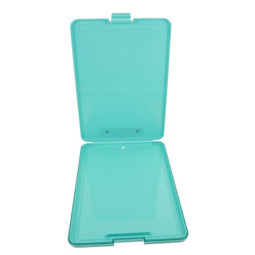 Tofficu Ordner WordPad schreibutensilien storage boxes Dokumentenmappe mit Schreibbrett Tragbares Schreibbrett mappen tragbare Klemmbretter Schreibunterstützungstafel Plastik Light Green von Tofficu