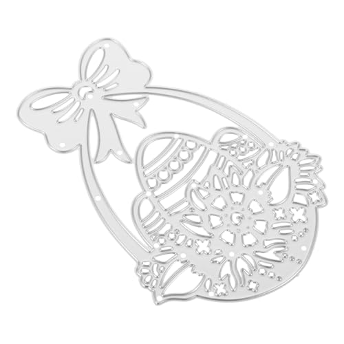 Tofficu Ostereier-kohlenstoffstahl-messerform Sterben Stirbt Herstellung Stanzschablonen Empfindliche Stanzform Scrapbooking Stanzformen Selber Machen Stanzformen Silver von Tofficu