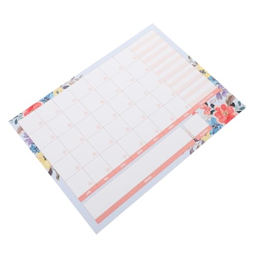 Tofficu Planer Whiteboard Sidekick-Notizblock leer Tischkalender LED-Noteboard write board schreibhefte zeichenheft notizzettel notizhefte Notizblock für die Planung Tag Notizblöcke Papier von Tofficu