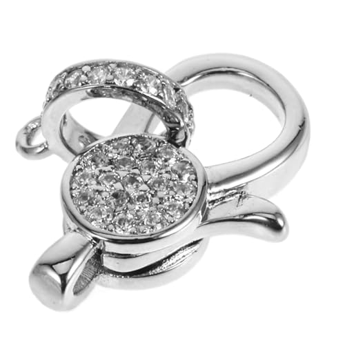 Tofficu Ringe Schmuckklammern Selber Machen Schmuck-ergebnisset Diy Karabinerverschluss Verschlüsse Zur Schmuckherstellung Schmuckmaterialien Schmuck-diy-zubehör Strasssteine Silver von Tofficu