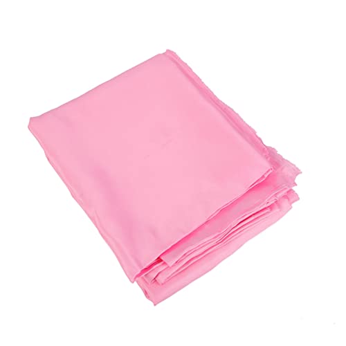 Tofficu Satin-Stoff-Satin Dekorative Perlenverzierung Dekorativer Stoff Samtstoff Multifunktionaler Kleiderstoff Wickeln Stoff Nähen Dekoration Dekoration Schalstoffe Tuch Polyester Rosa von Tofficu